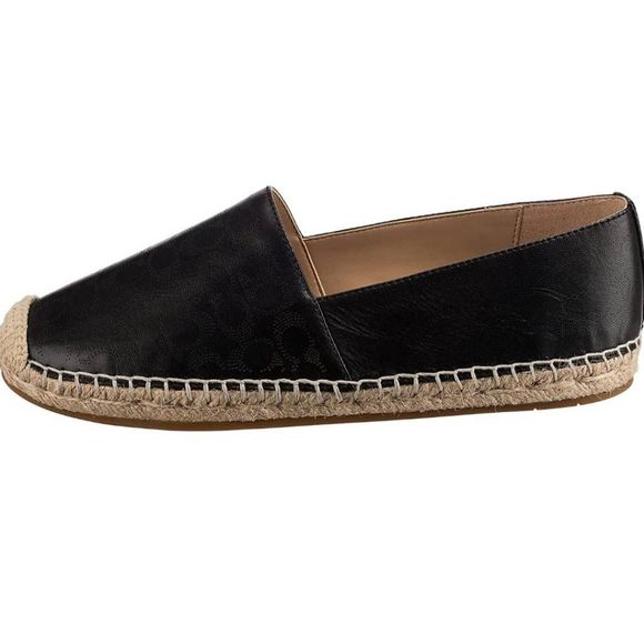 Coach Shoes Coach Womens Carley Leather Espadrille Loafer Poshmark